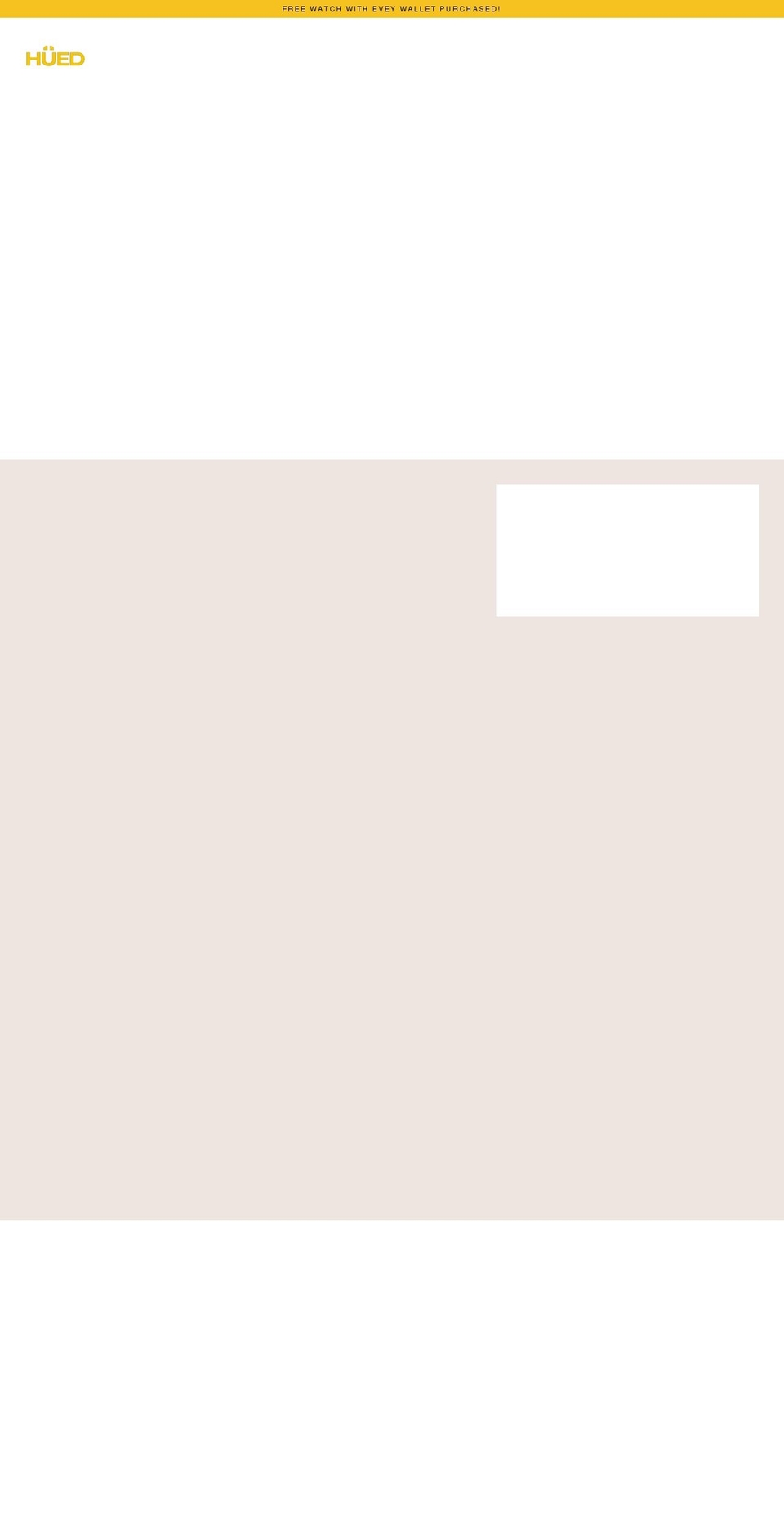 huedco.com.au shopify website screenshot