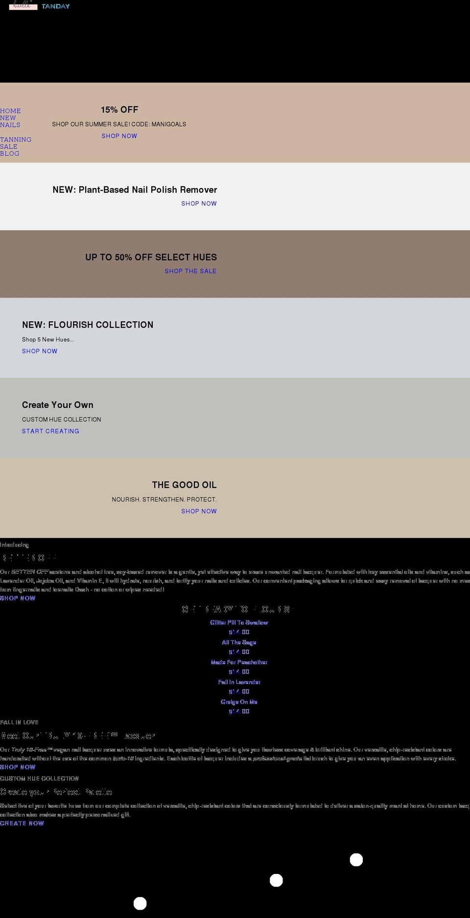 huellabeauty.com shopify website screenshot
