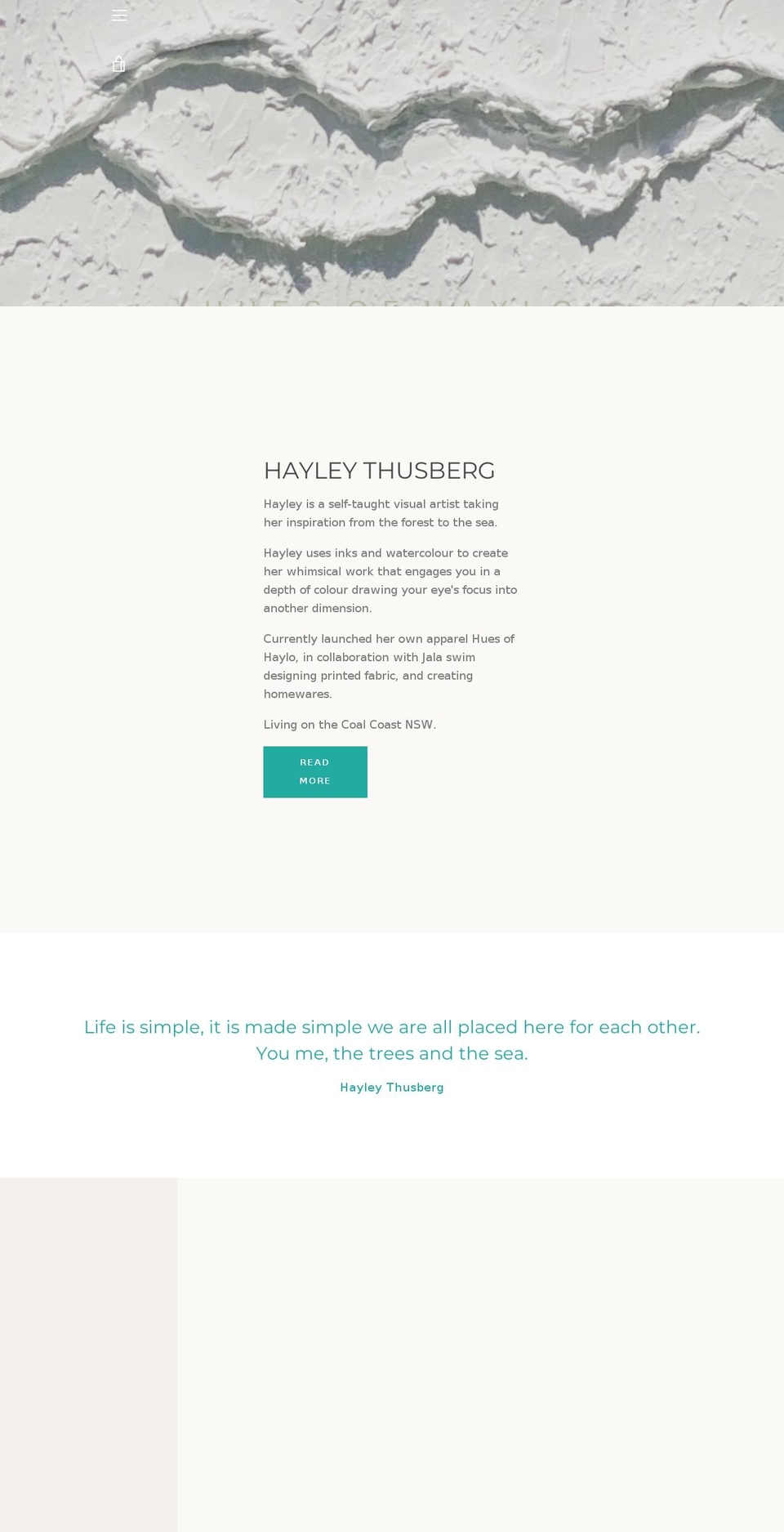 huesofhaylo.com — Shopify storefront screenshot