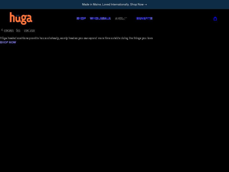 hugaheat.com shopify website screenshot