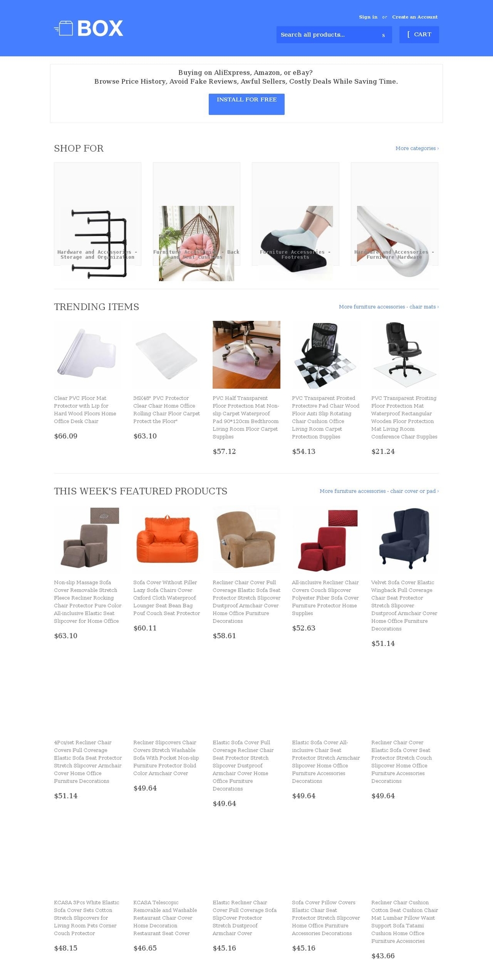 hugebox.shop shopify website screenshot