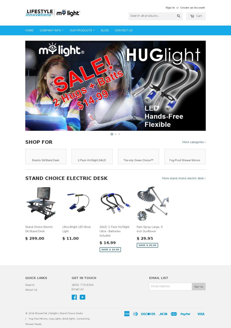 huglite.com — Shopify storefront screenshot