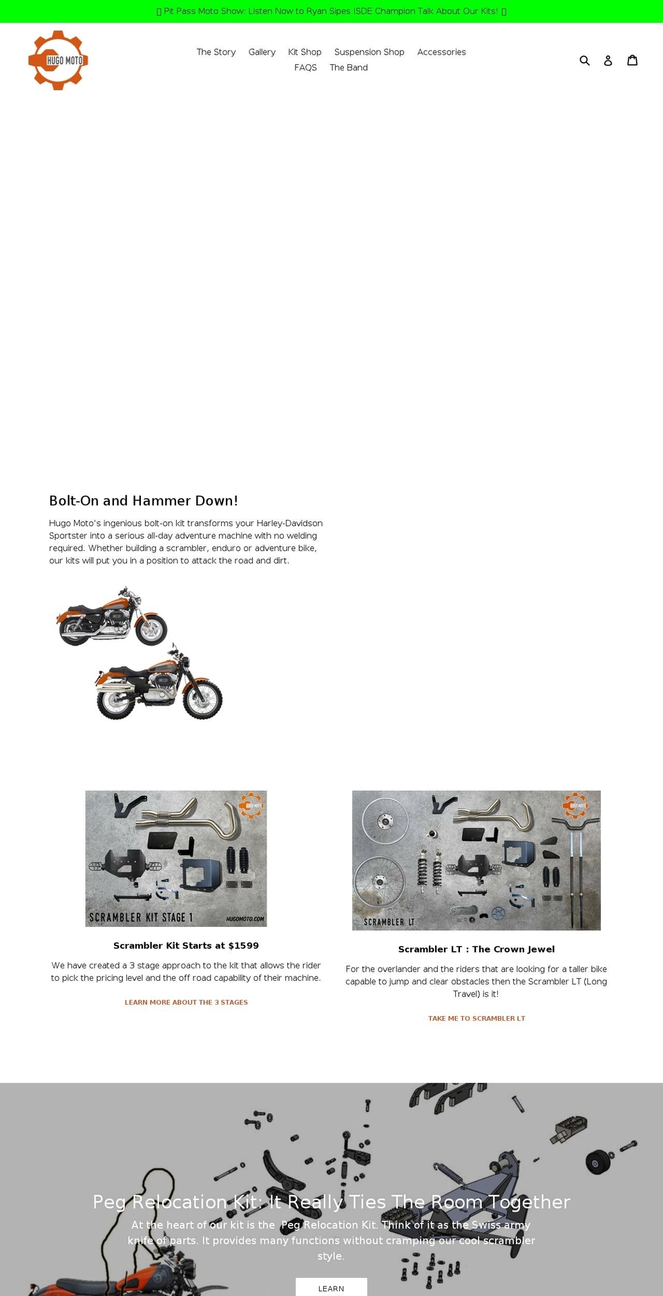 hugomoto.com shopify website screenshot