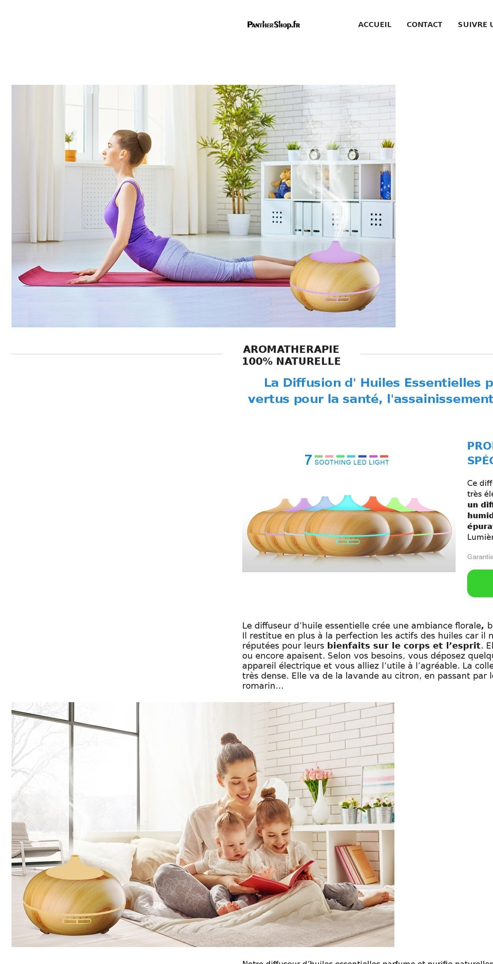 huilesessentielle.com — Shopify storefront screenshot