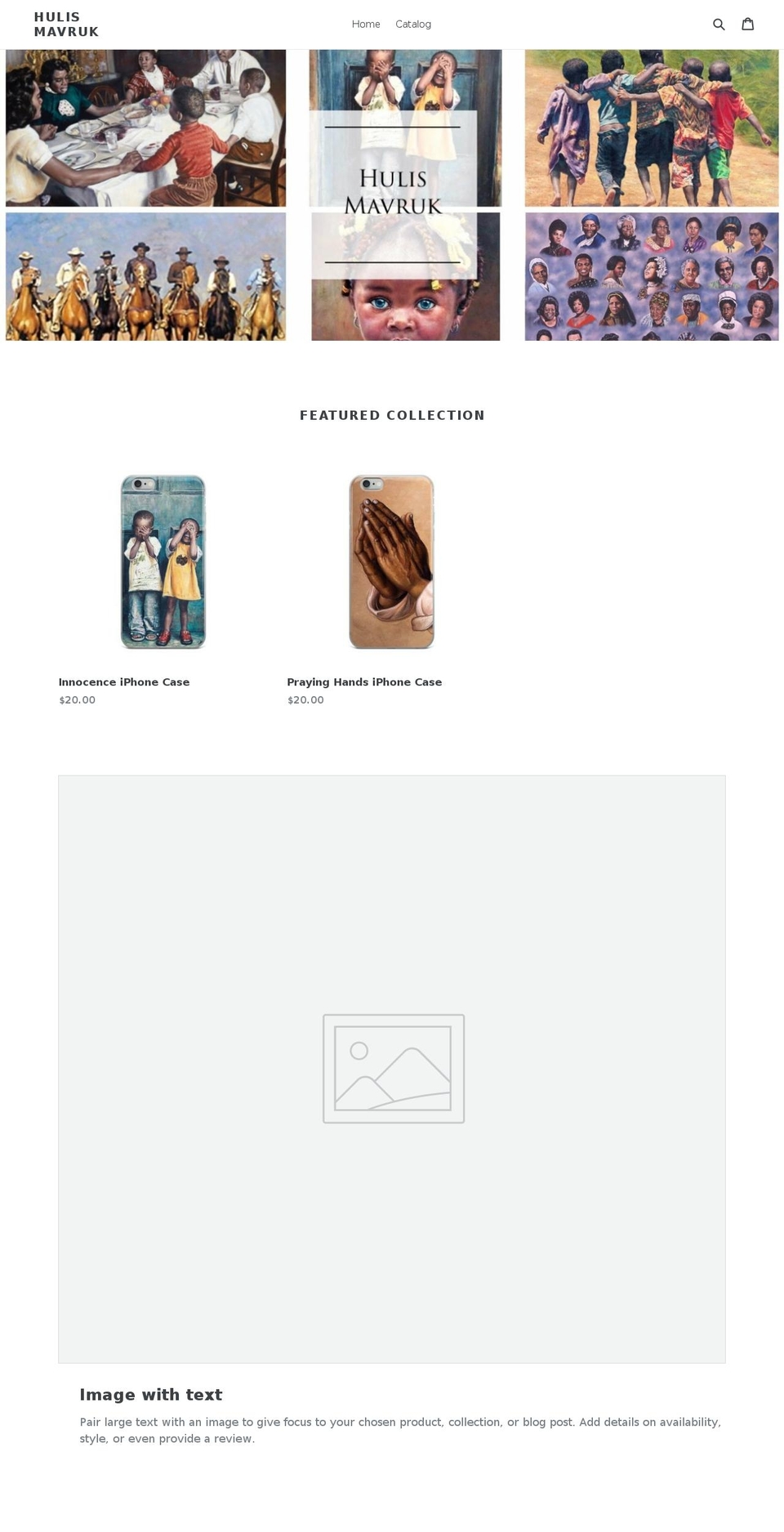hulismavruk.com — Shopify storefront screenshot
