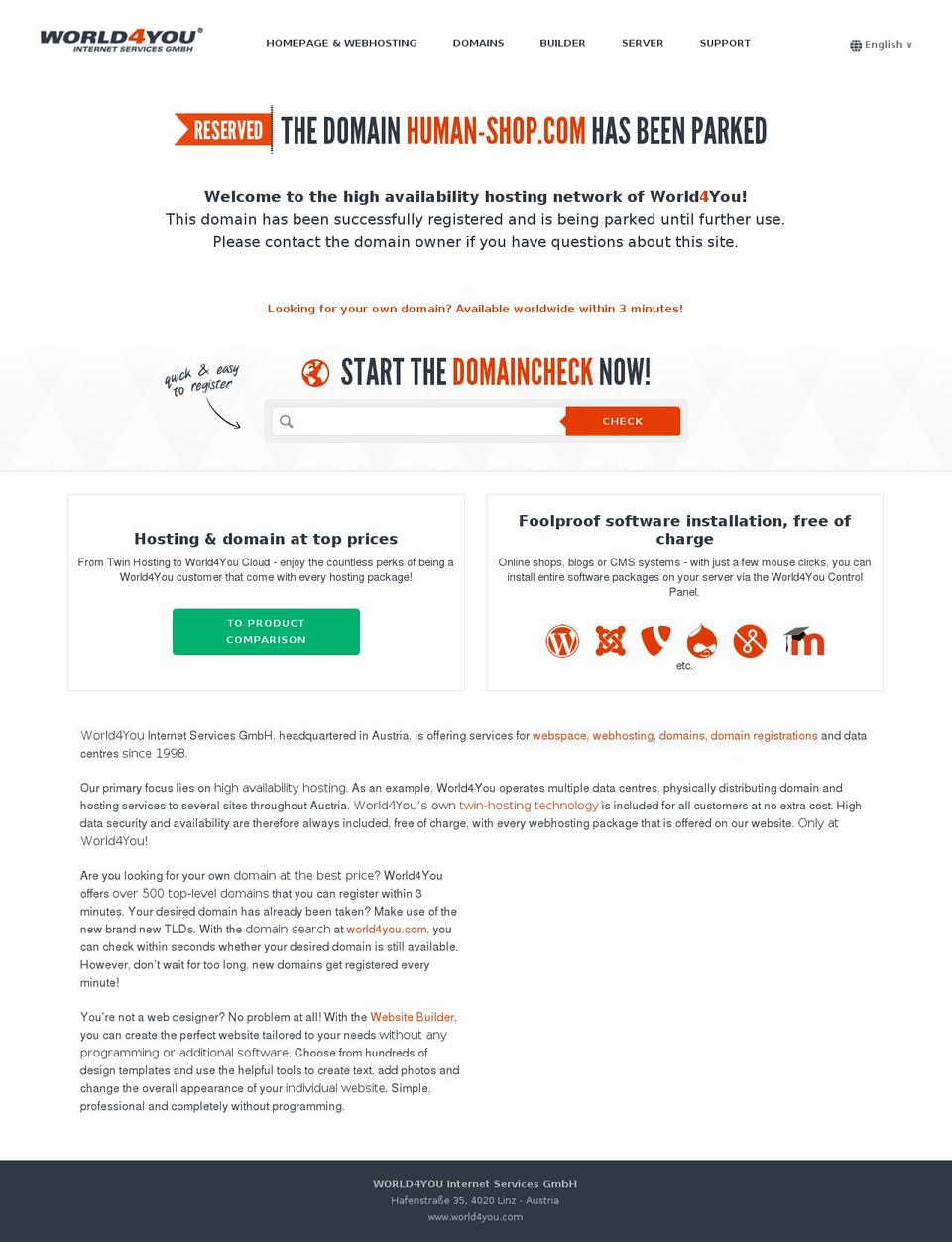 human-shop.com — Shopify storefront screenshot
