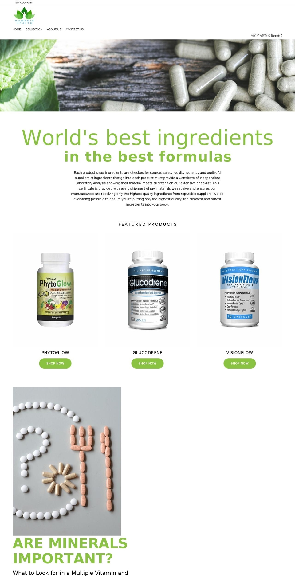 Copy of Humanis EDIK Shopify theme site example humanis-health.myshopify.com