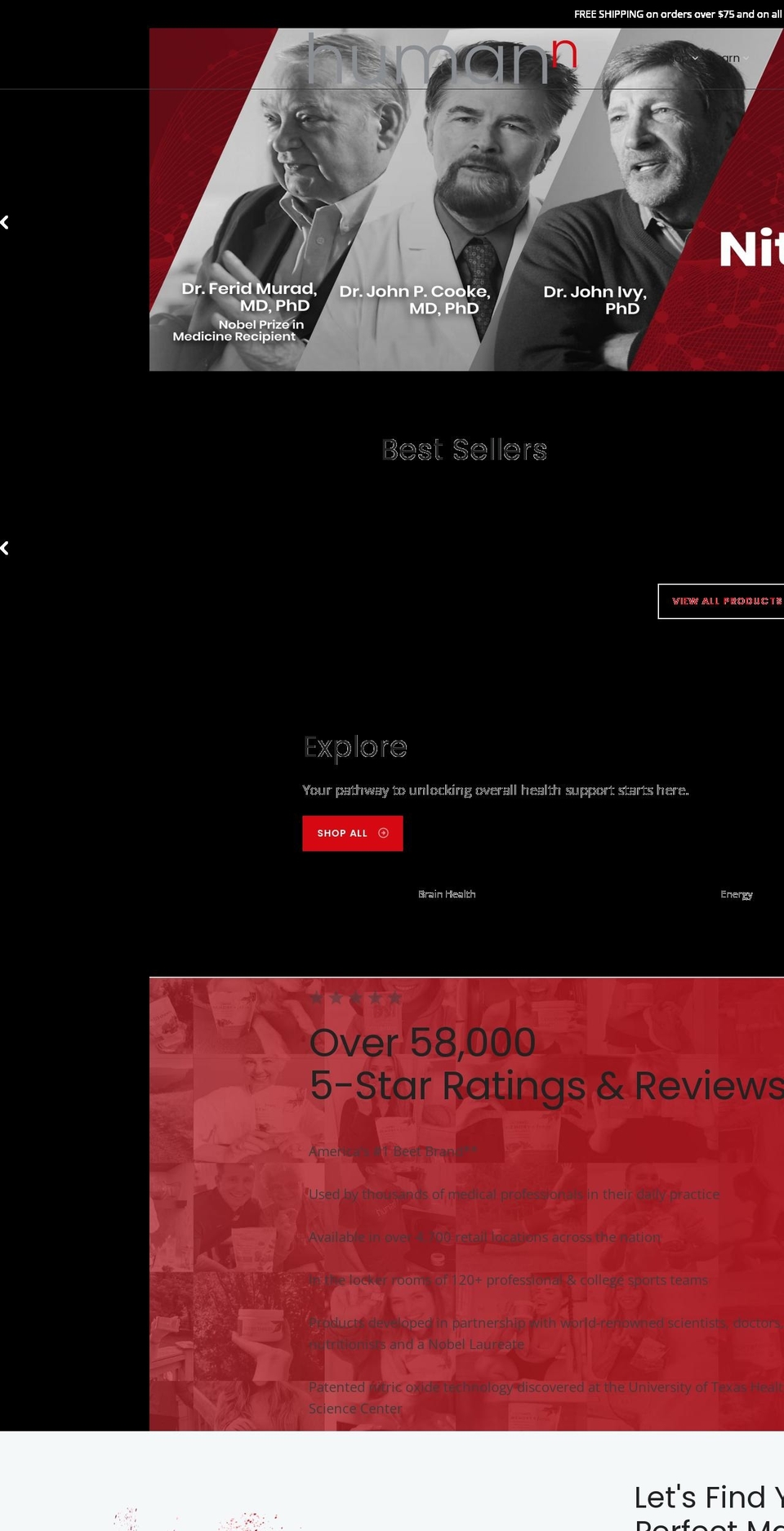 Release -- Shopify theme site example humann.com
