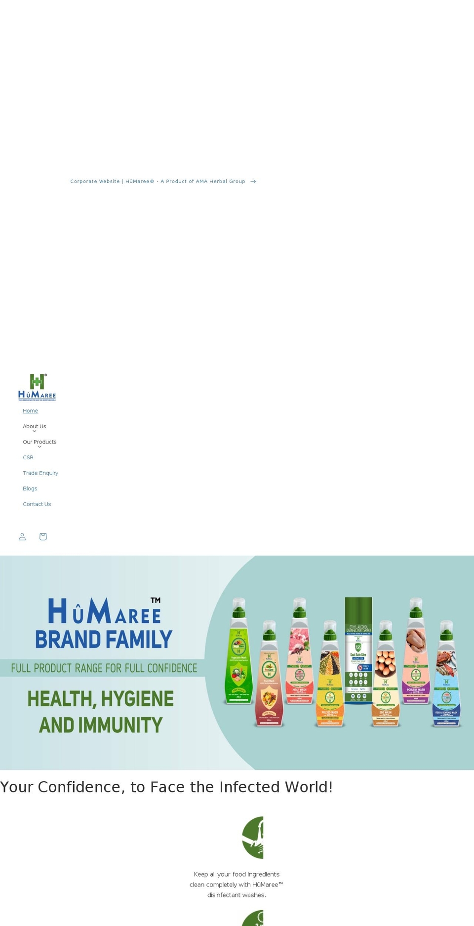 humaree.com shopify website screenshot