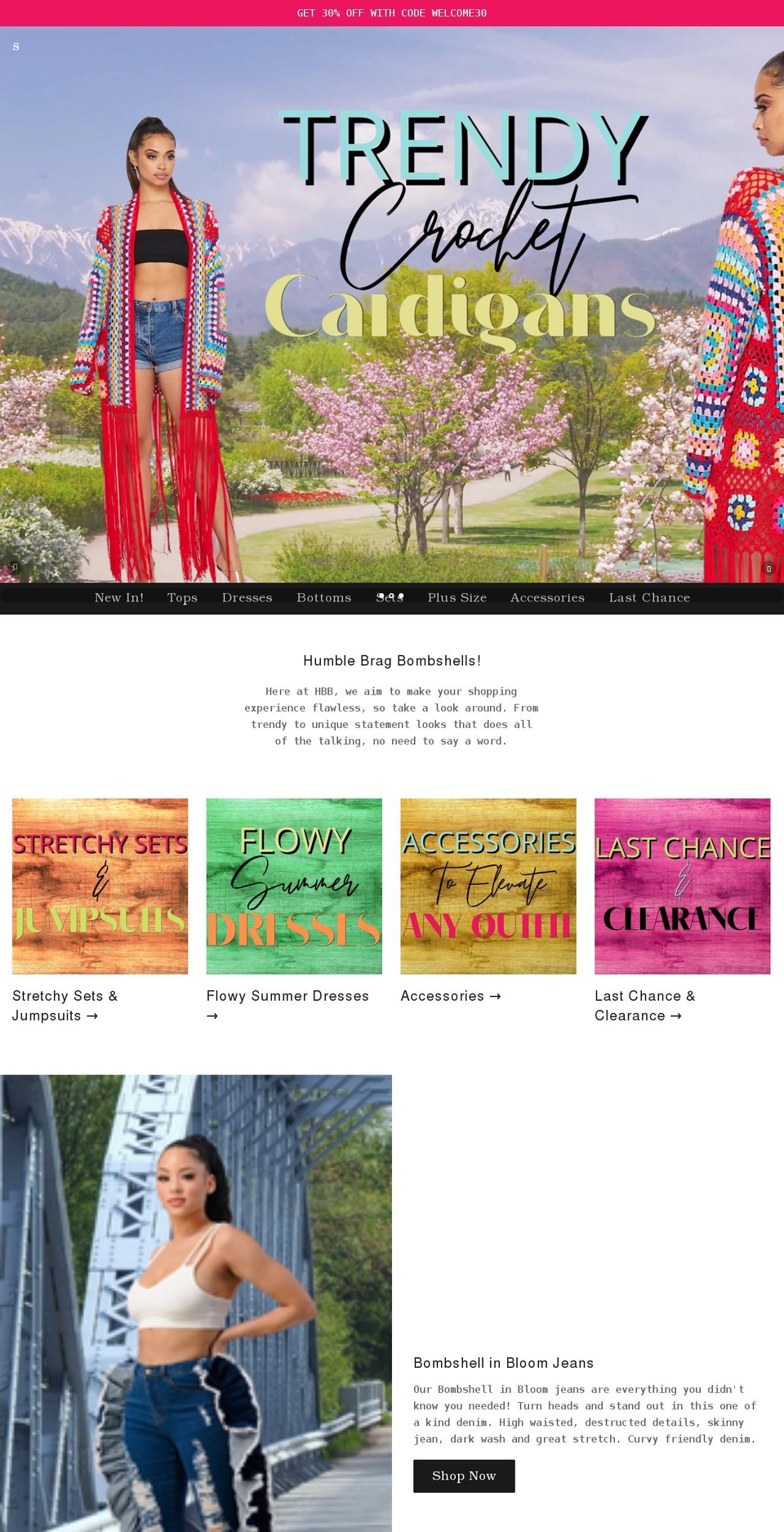 humble-bragboutique.com shopify website screenshot