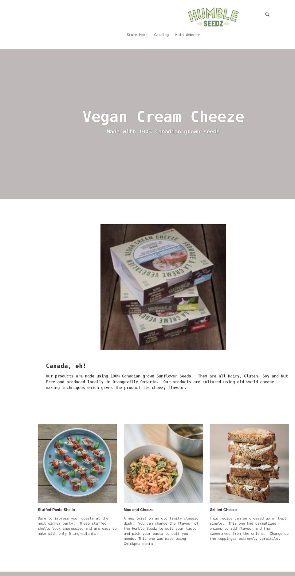 humble-seedz.myshopify.com shopify website screenshot