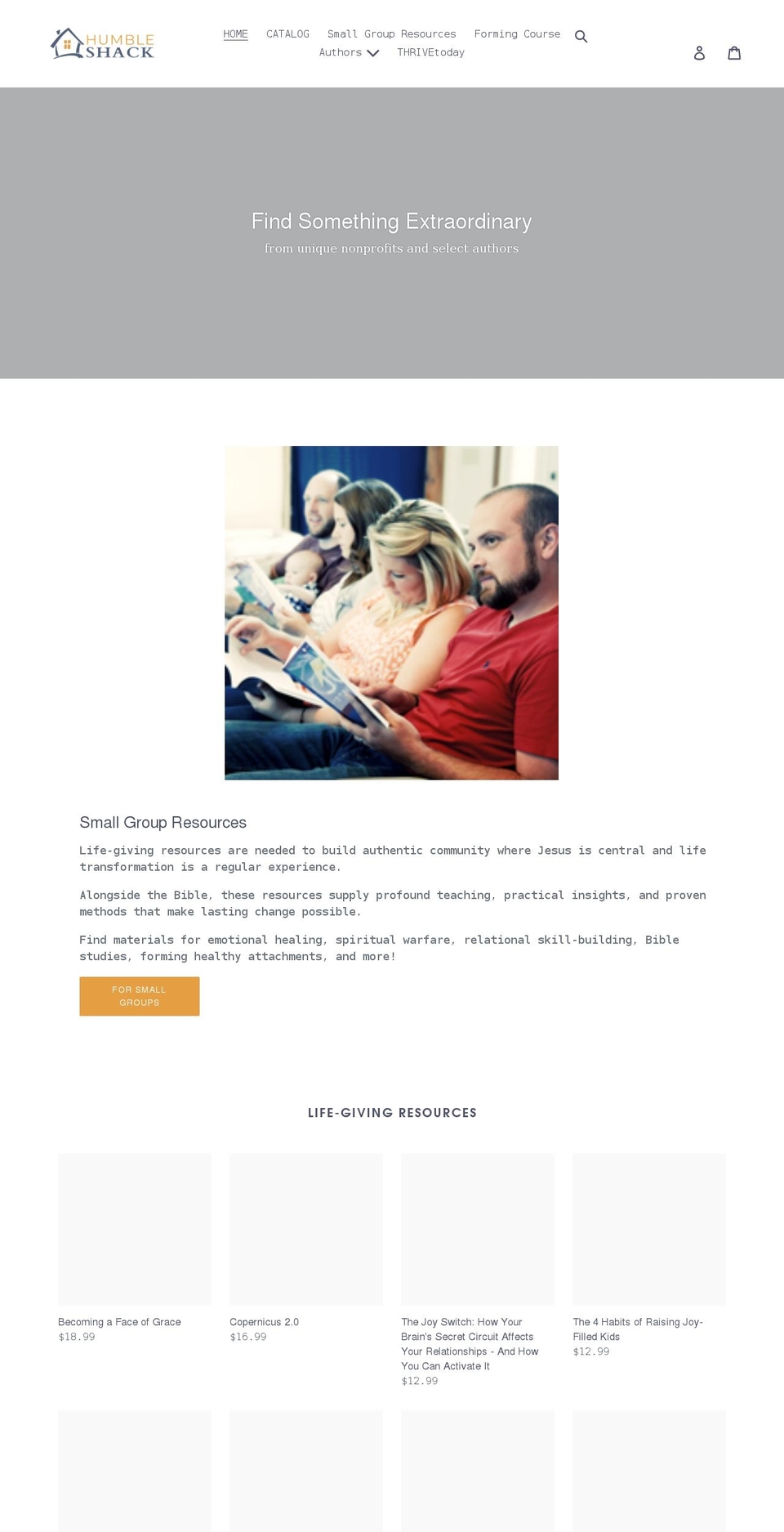 humble-shack.myshopify.com shopify website screenshot