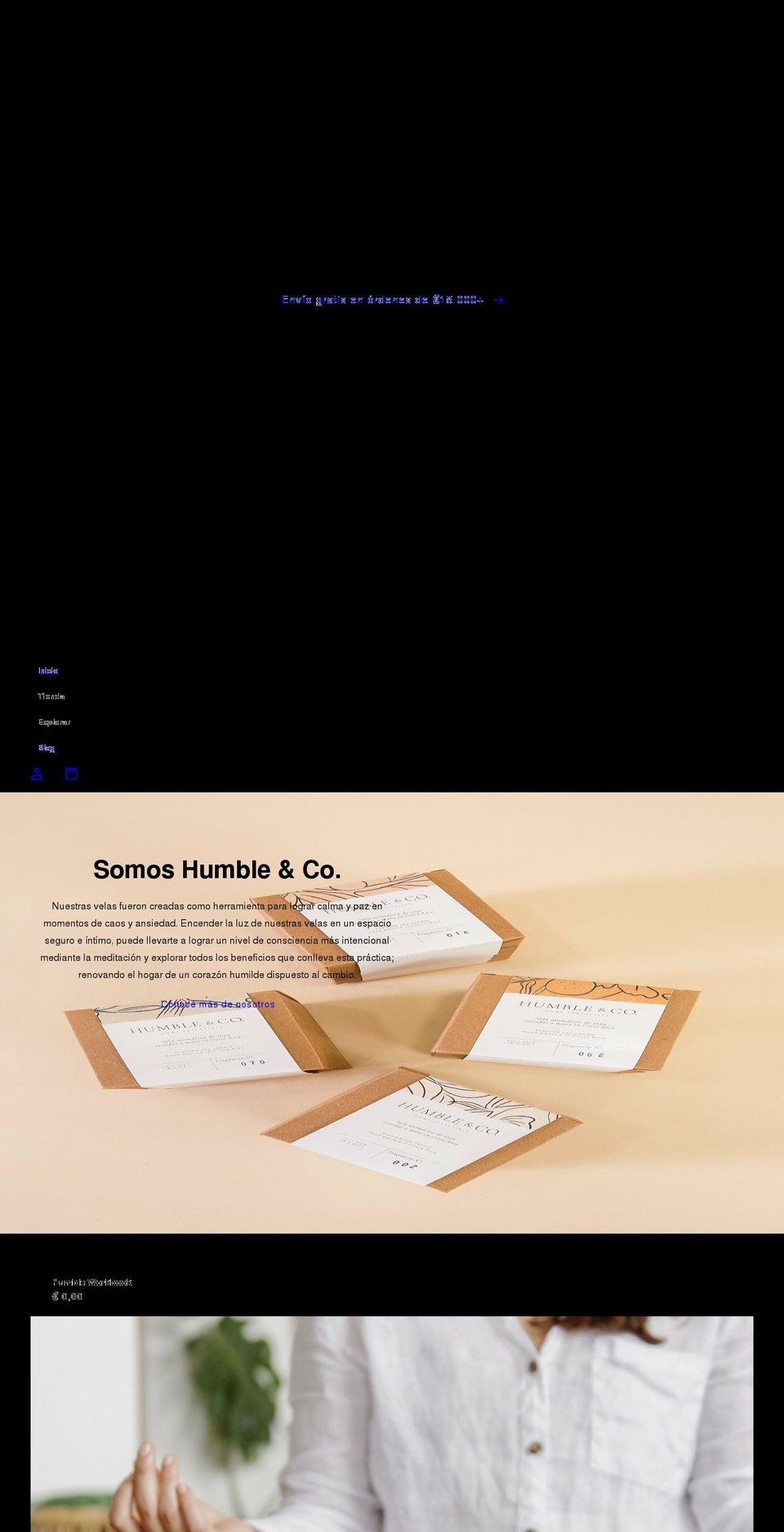 humbleandco.com shopify website screenshot