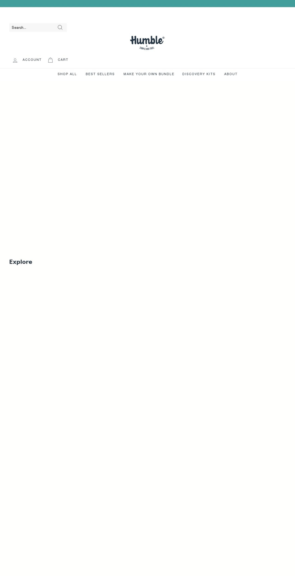 humblebrands.com shopify website screenshot