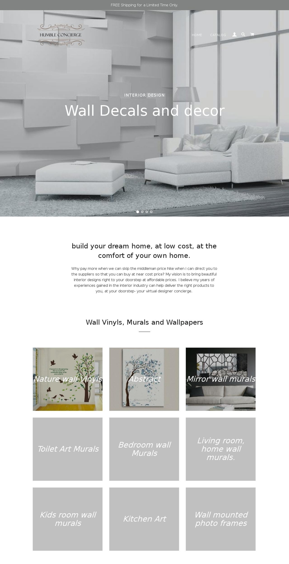 humbleconcierge.com — Shopify storefront screenshot