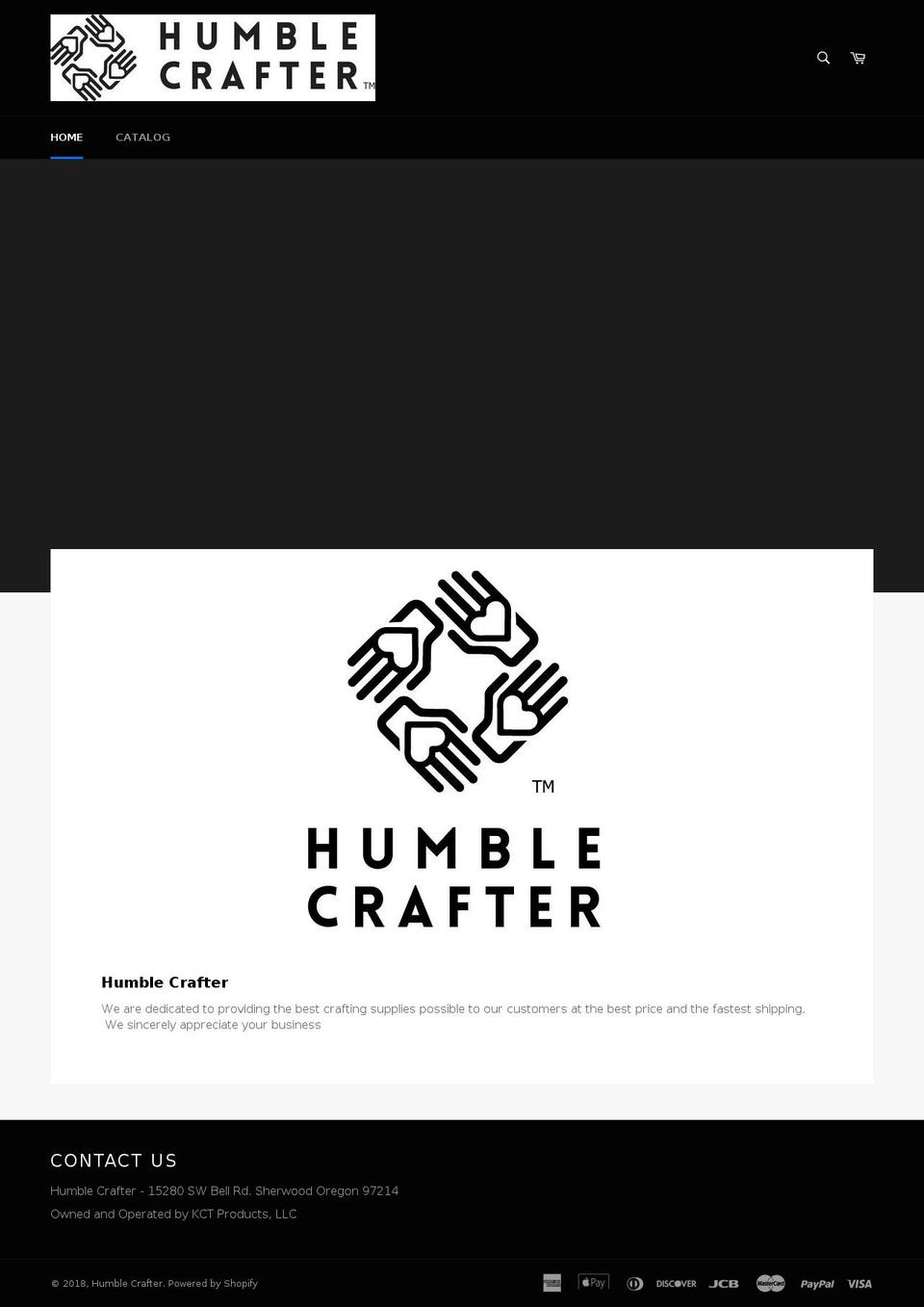 humblecrafter.com — Shopify storefront screenshot