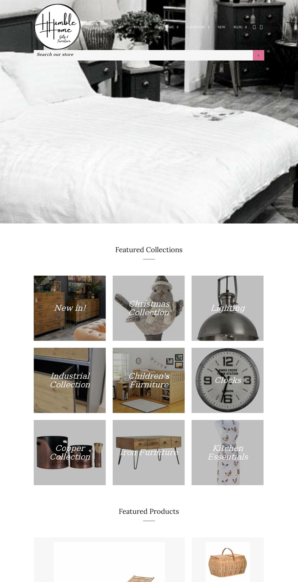 humblehomeuk.co.uk shopify website screenshot