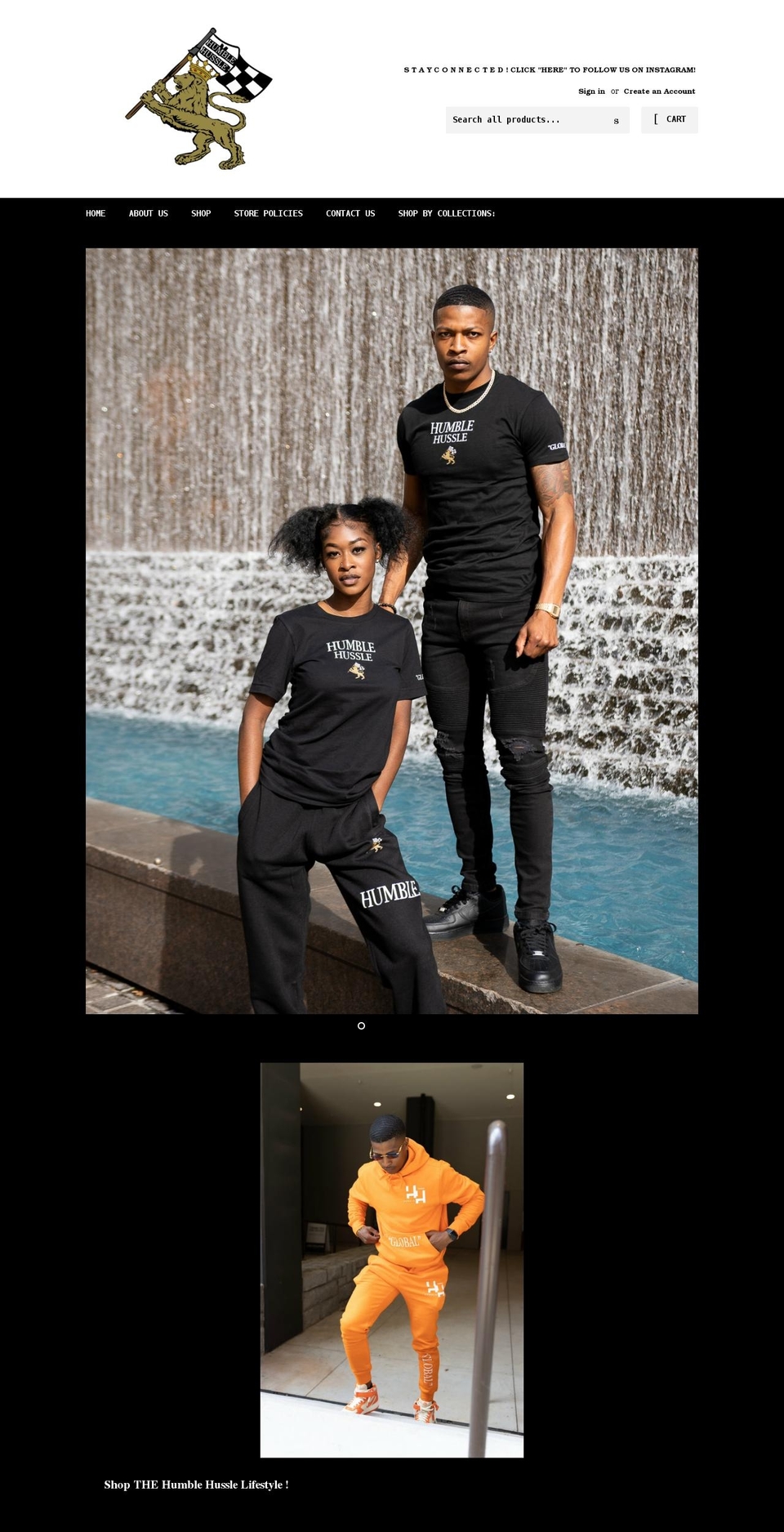 humblehussleglobal.com shopify website screenshot