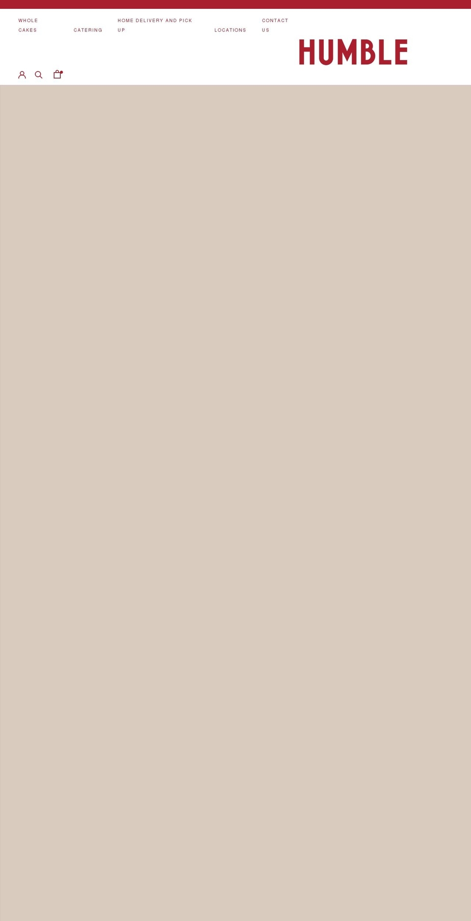 humblesydney.com shopify website screenshot