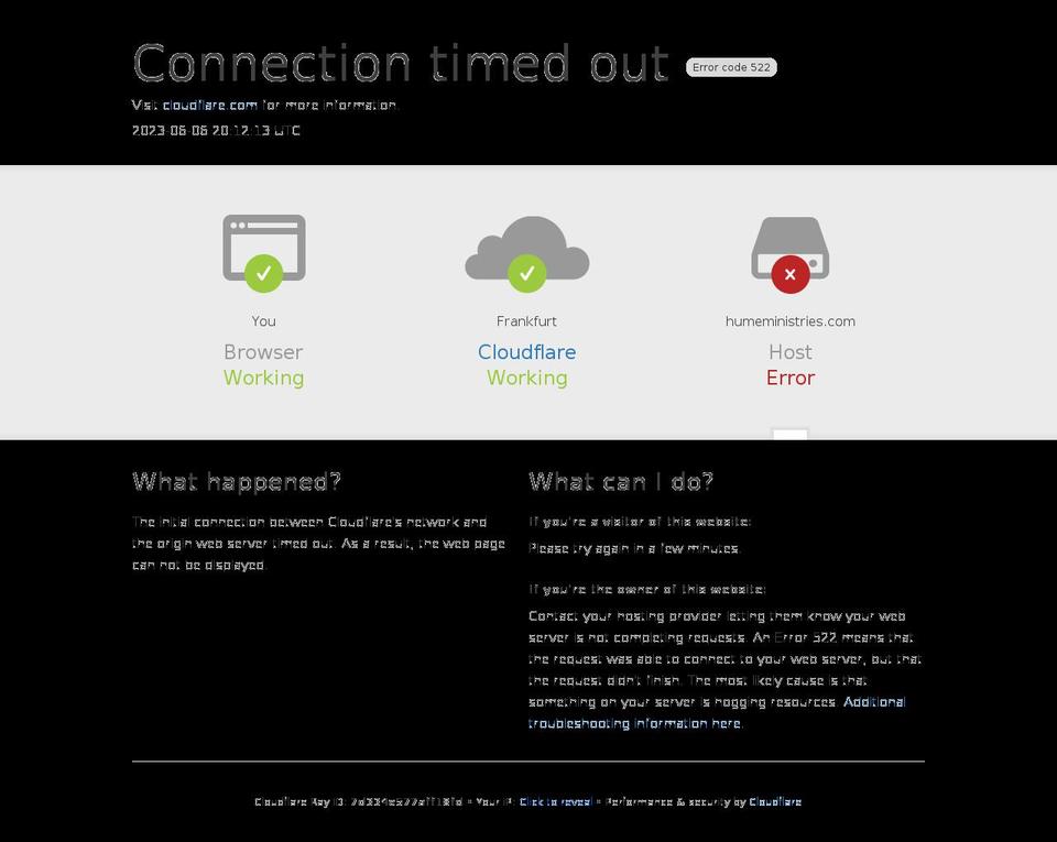 humeministries.com shopify website screenshot