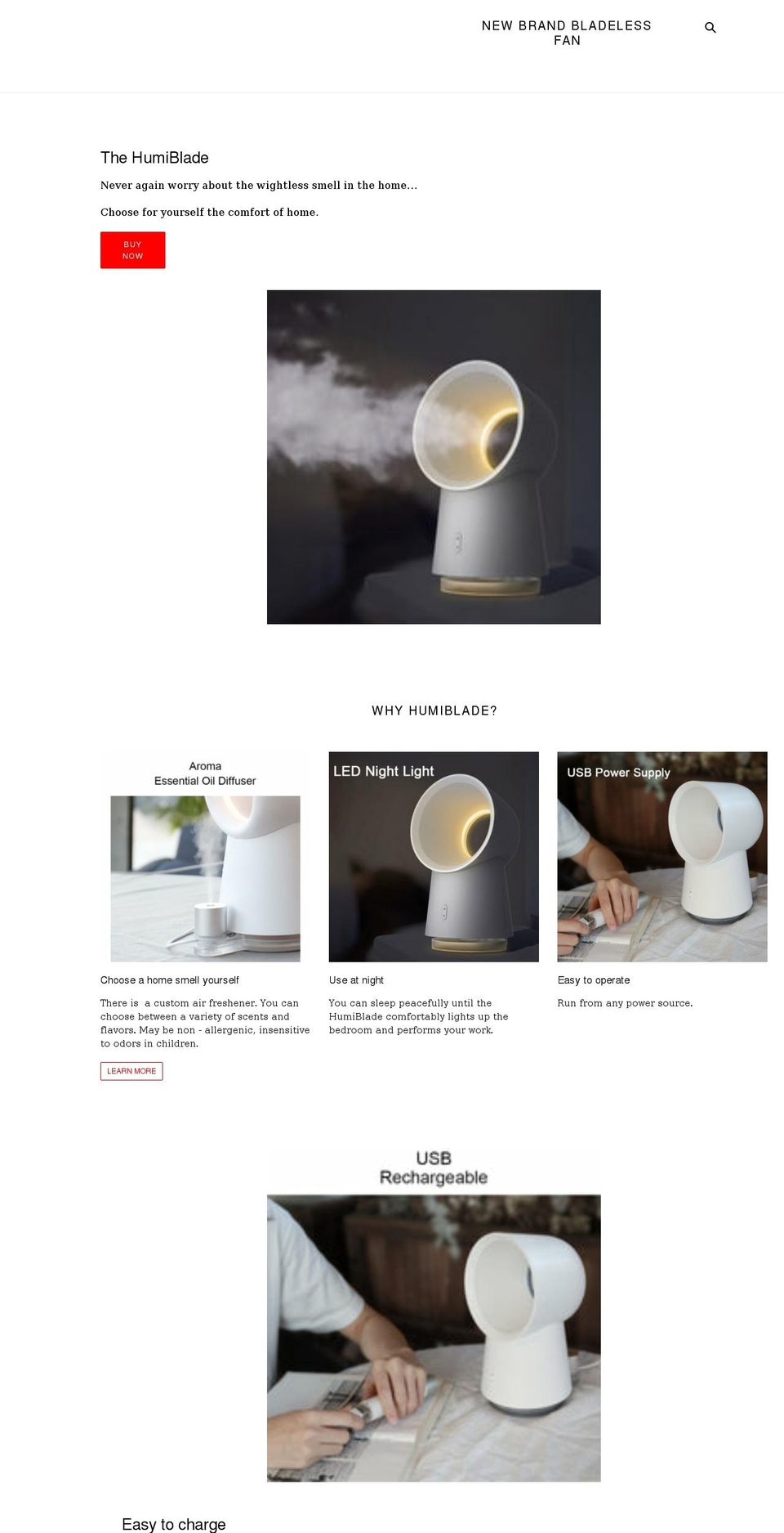 humiblade.com shopify website screenshot