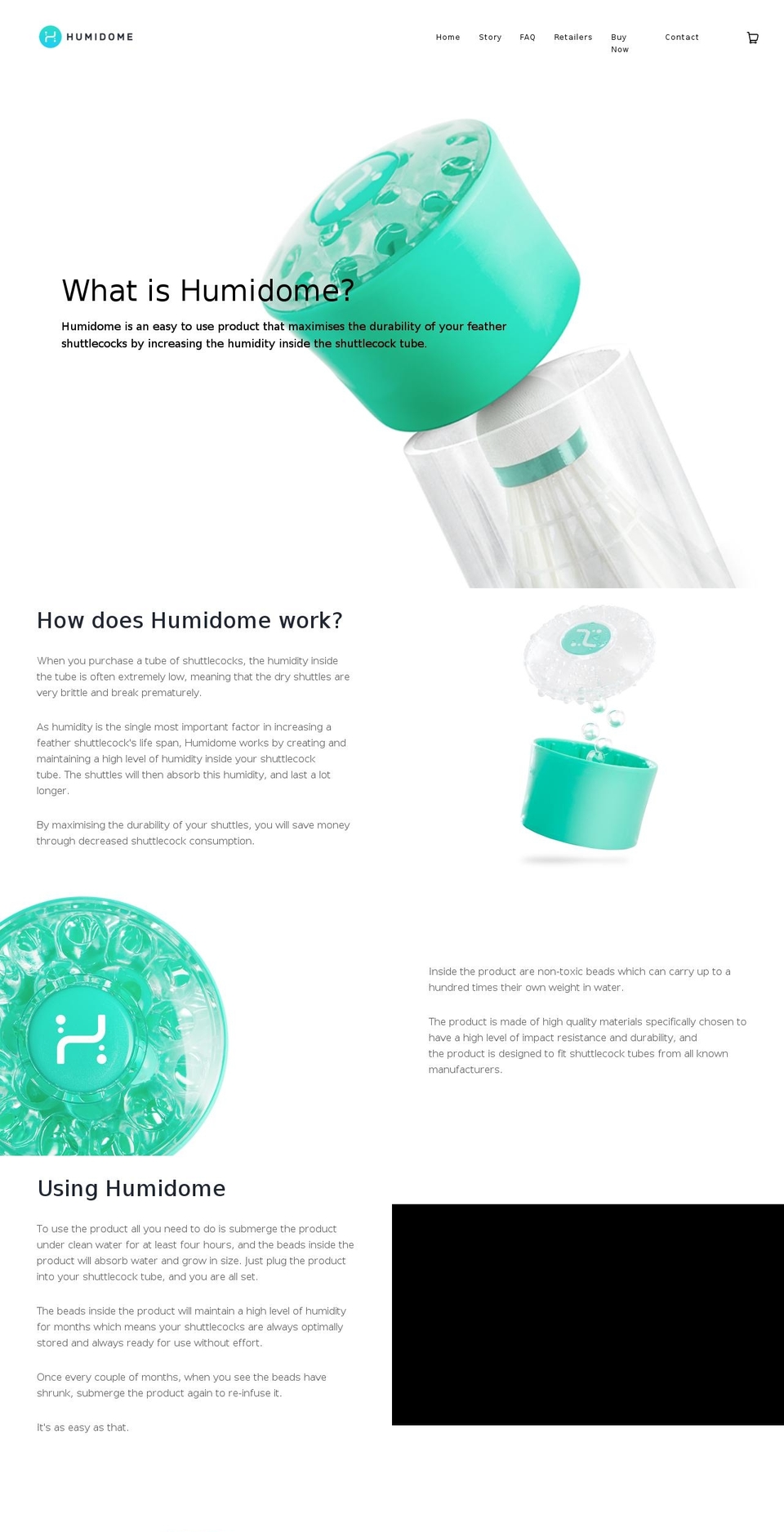 humidome.com shopify website screenshot