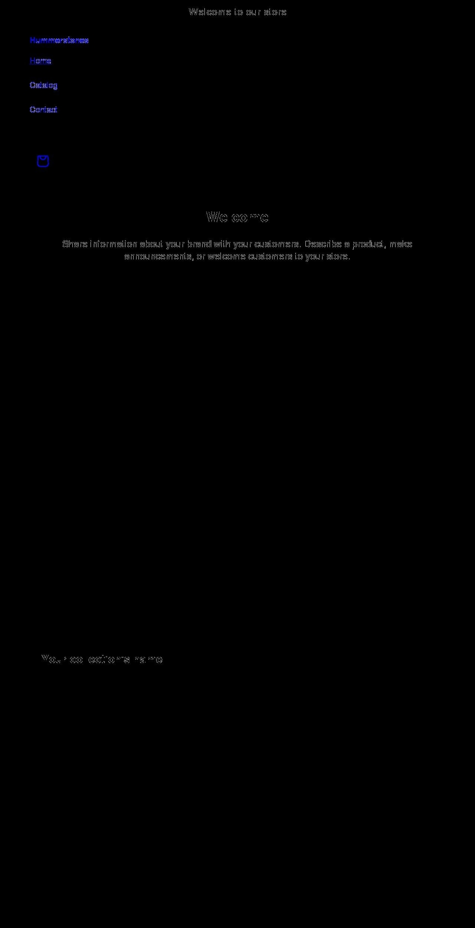 hummerstones.com shopify website screenshot