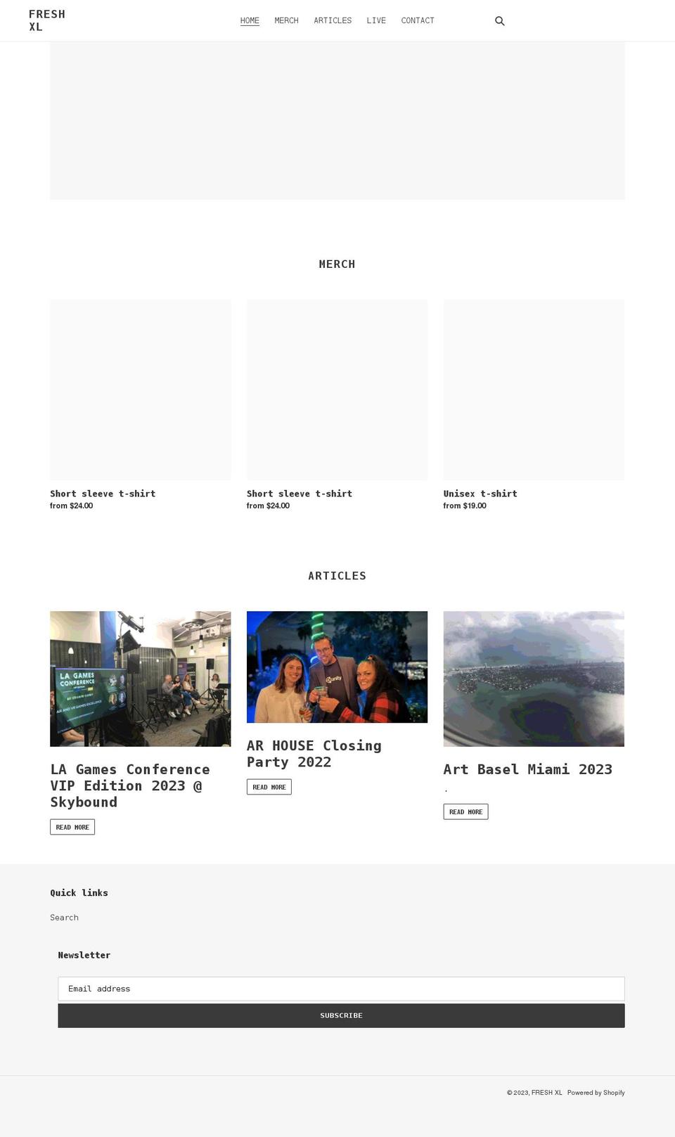 hunbox.com shopify website screenshot