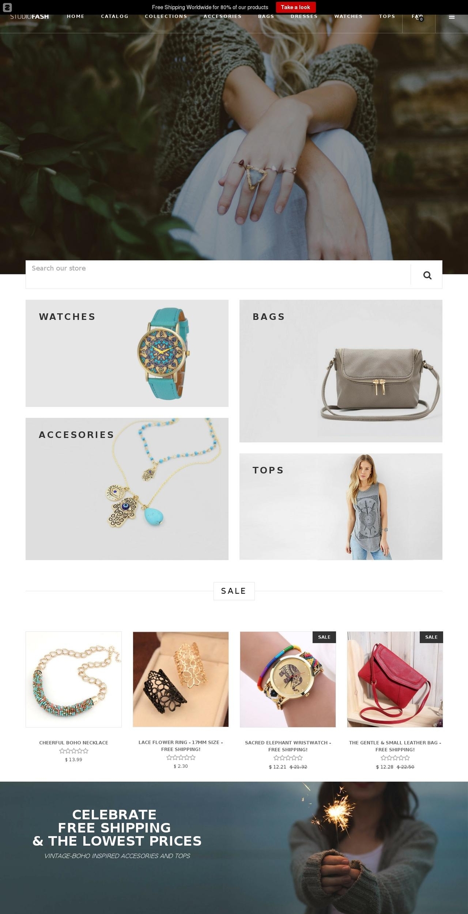 puro1-v-1-3 Shopify theme site example hundredstores.myshopify.com