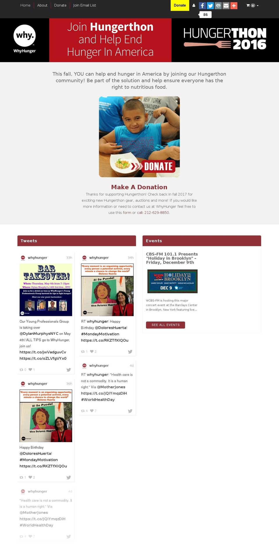hungerthon.com shopify website screenshot