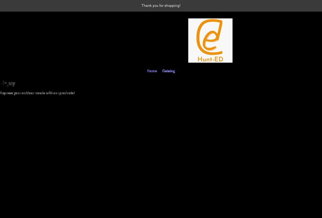 hunt-ed.net shopify website screenshot