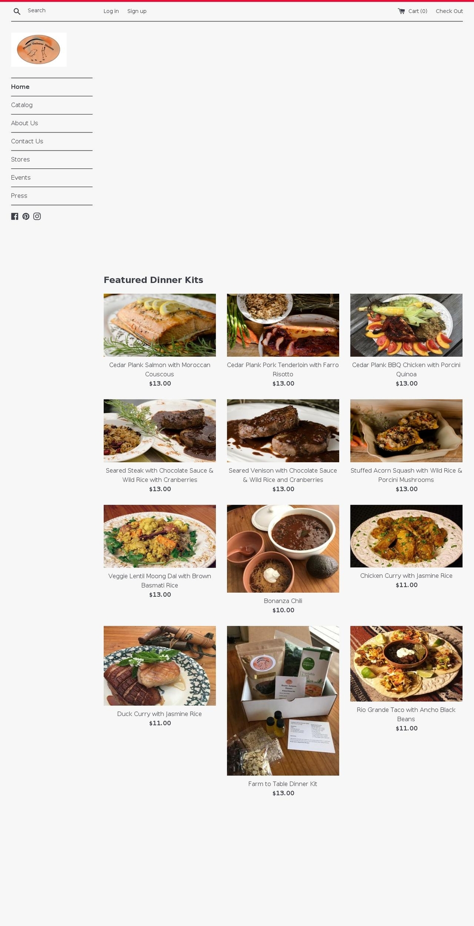 Simple w\/ Product Reviews (Guru: Minka) Shopify theme site example huntergatherergamedinners.com