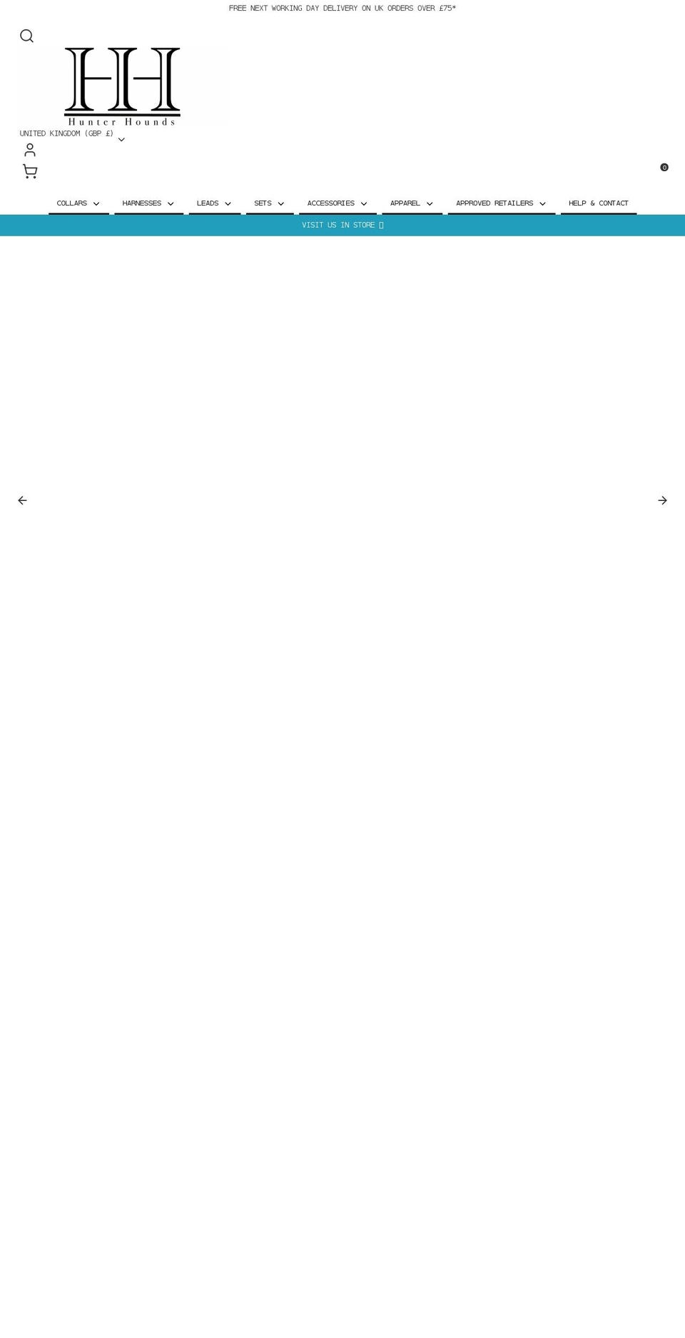 hunterhounds.co.uk shopify website screenshot