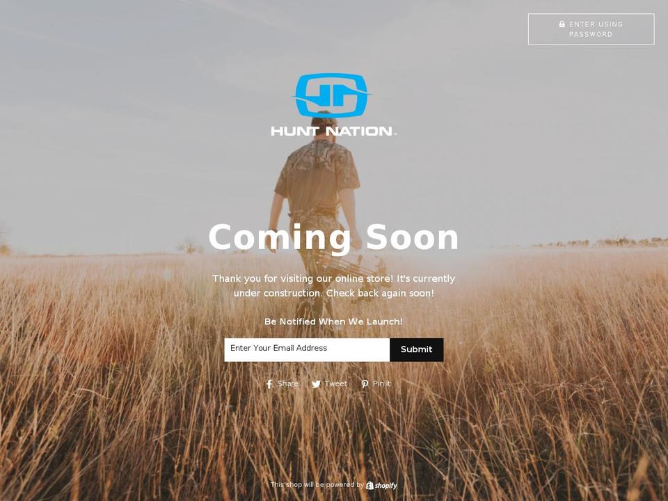 huntnation.com — Shopify storefront screenshot