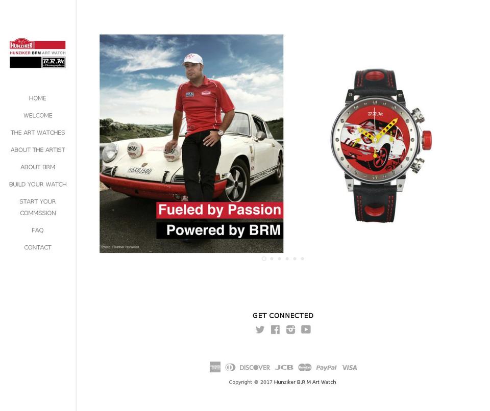 hunzikerbrmartwatch.com shopify website screenshot