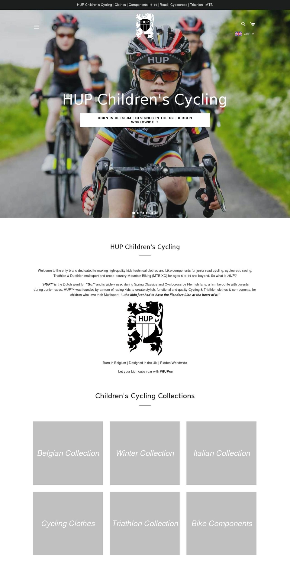 hupcc.com — Shopify storefront screenshot