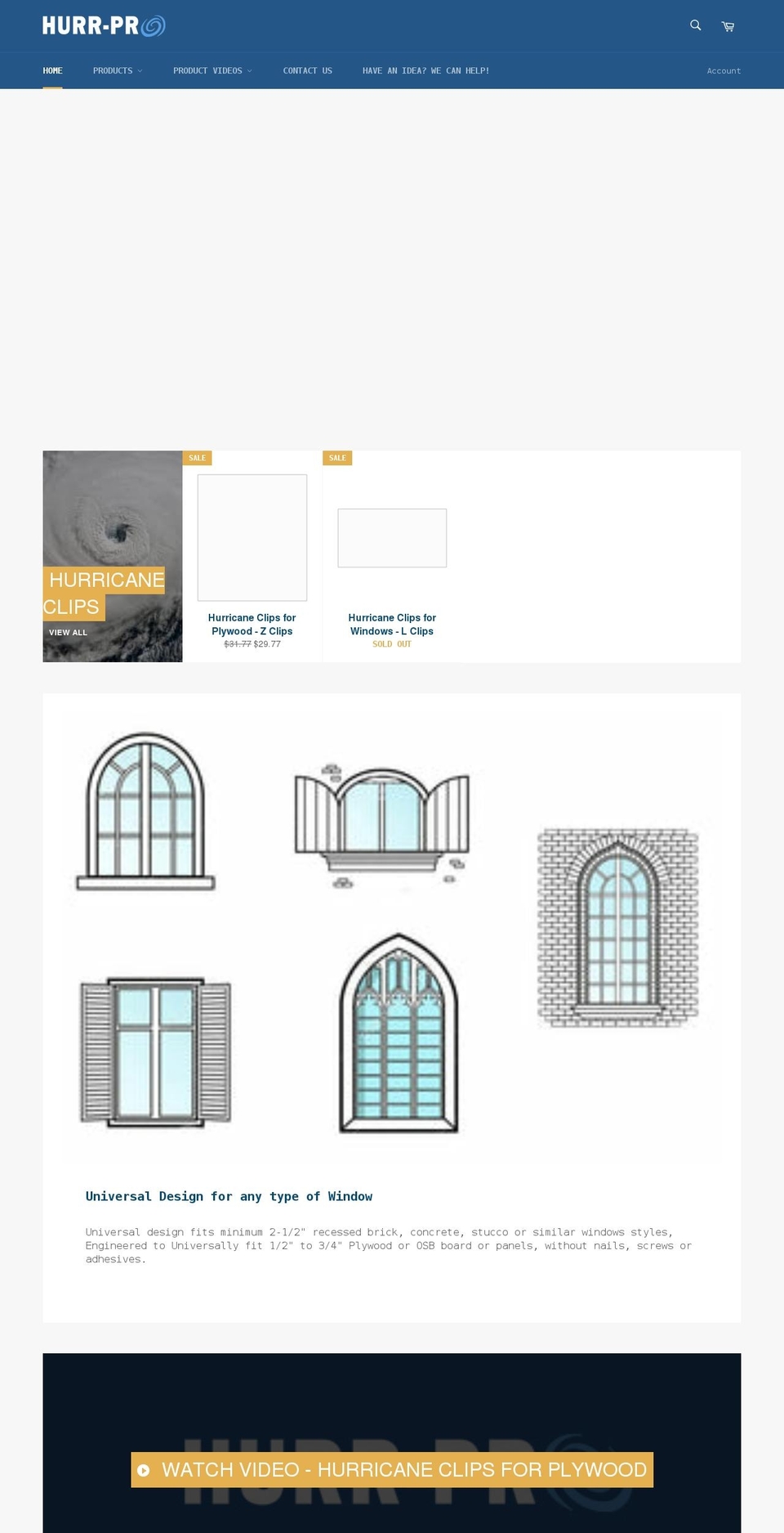 hurrpro.com shopify website screenshot