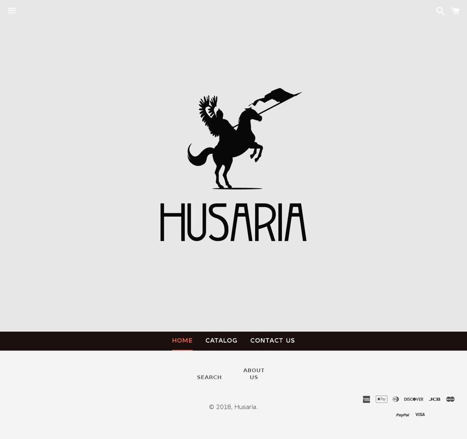 husaria.com shopify website screenshot