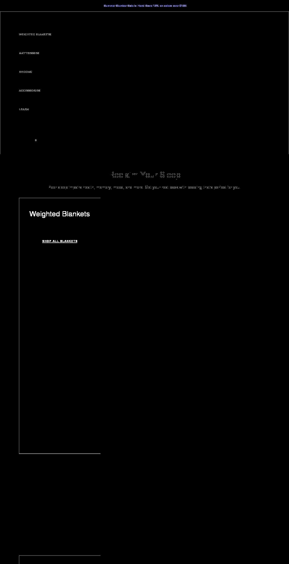 hushblankets.com shopify website screenshot