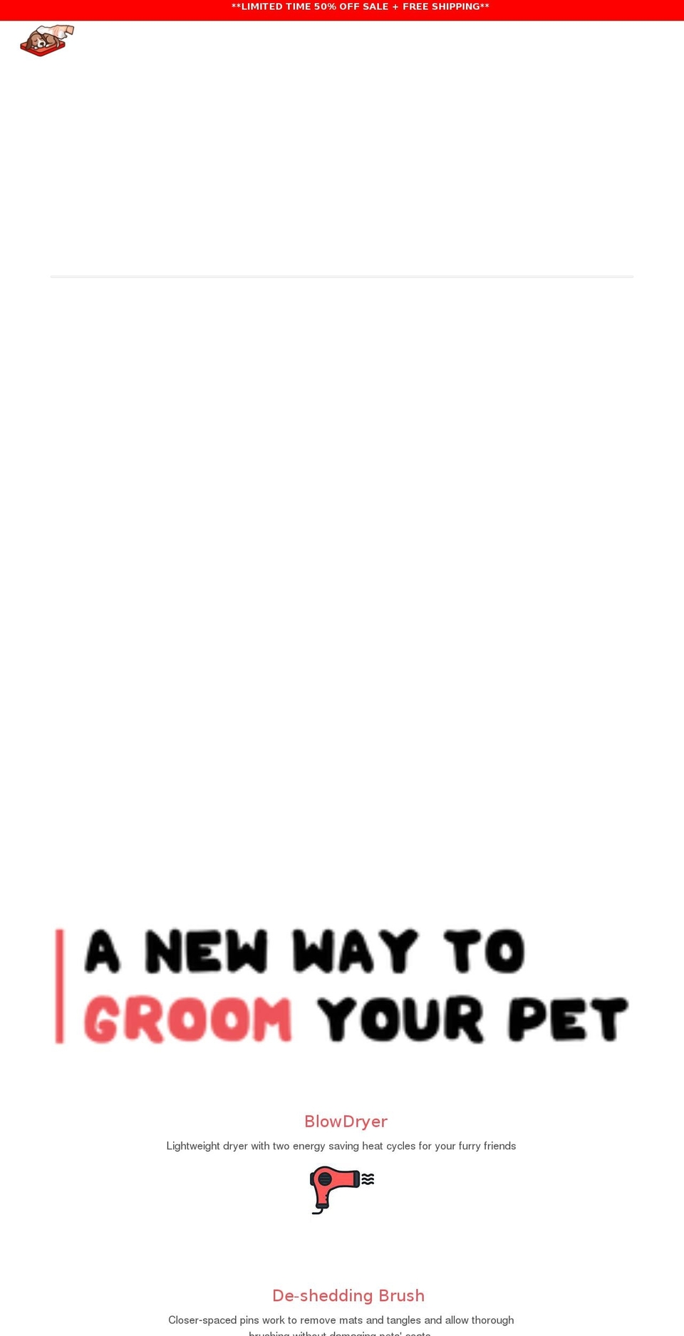 hushbrush.shop shopify website screenshot