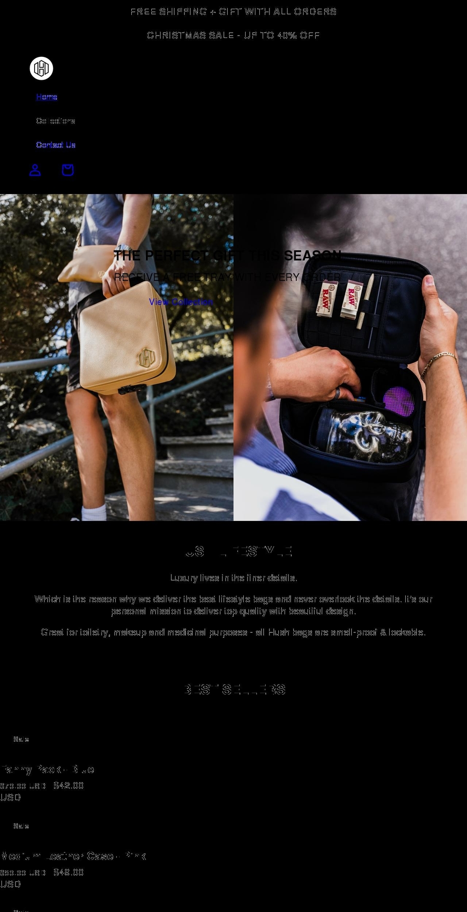hushlifestyle.ca shopify website screenshot