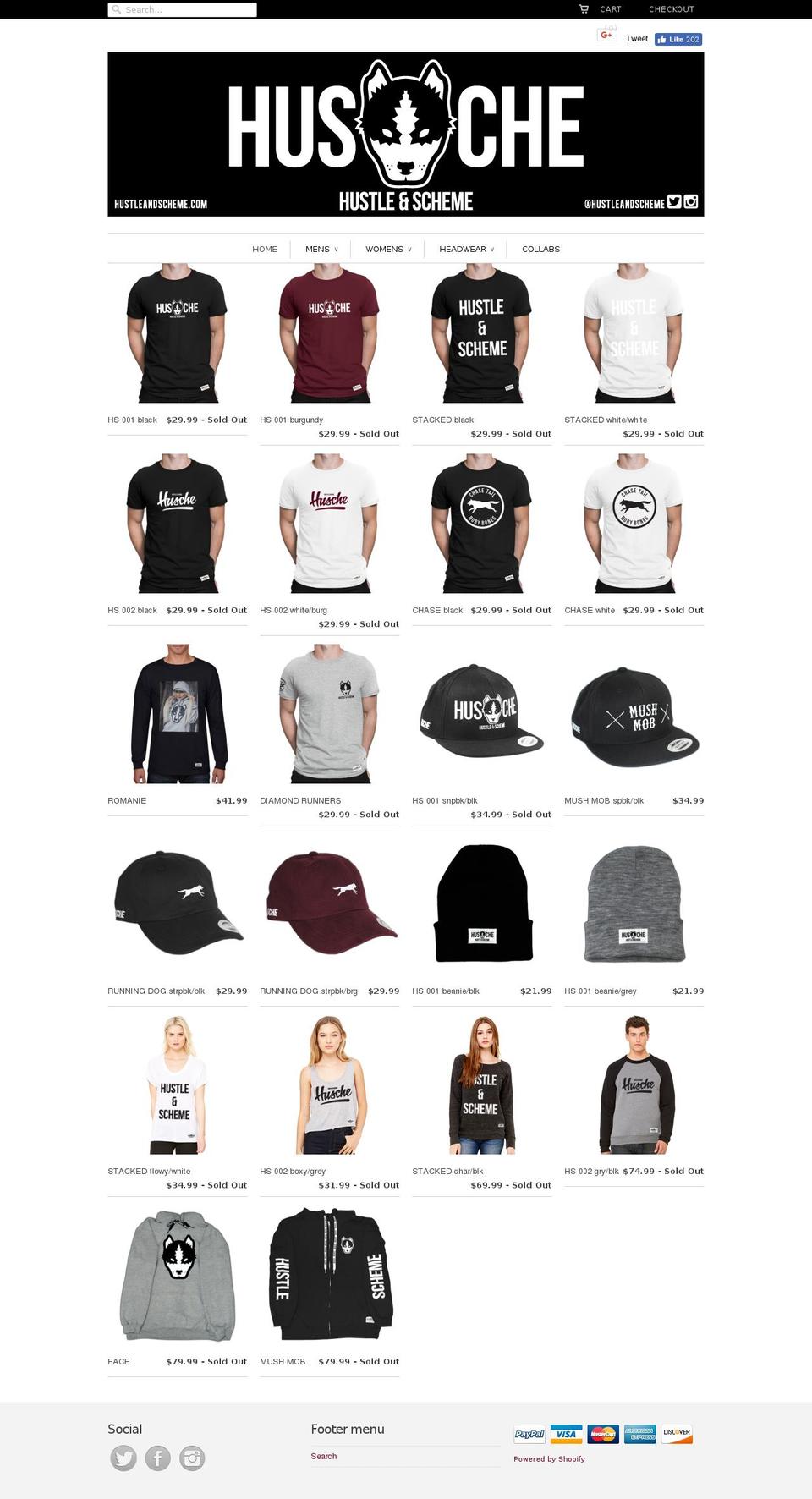 HUSCHE-responsive-15 Shopify theme site example hustleandscheme.com