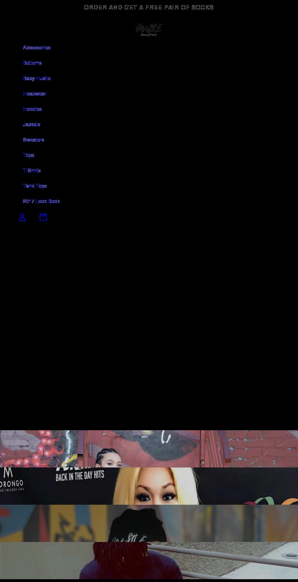 hustleeverything.com shopify website screenshot