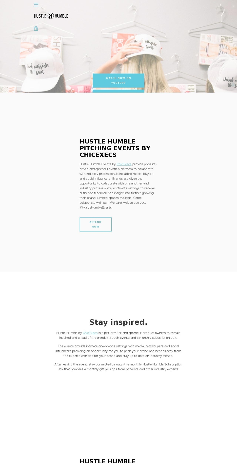 hustlehumblebox.com — Shopify storefront screenshot