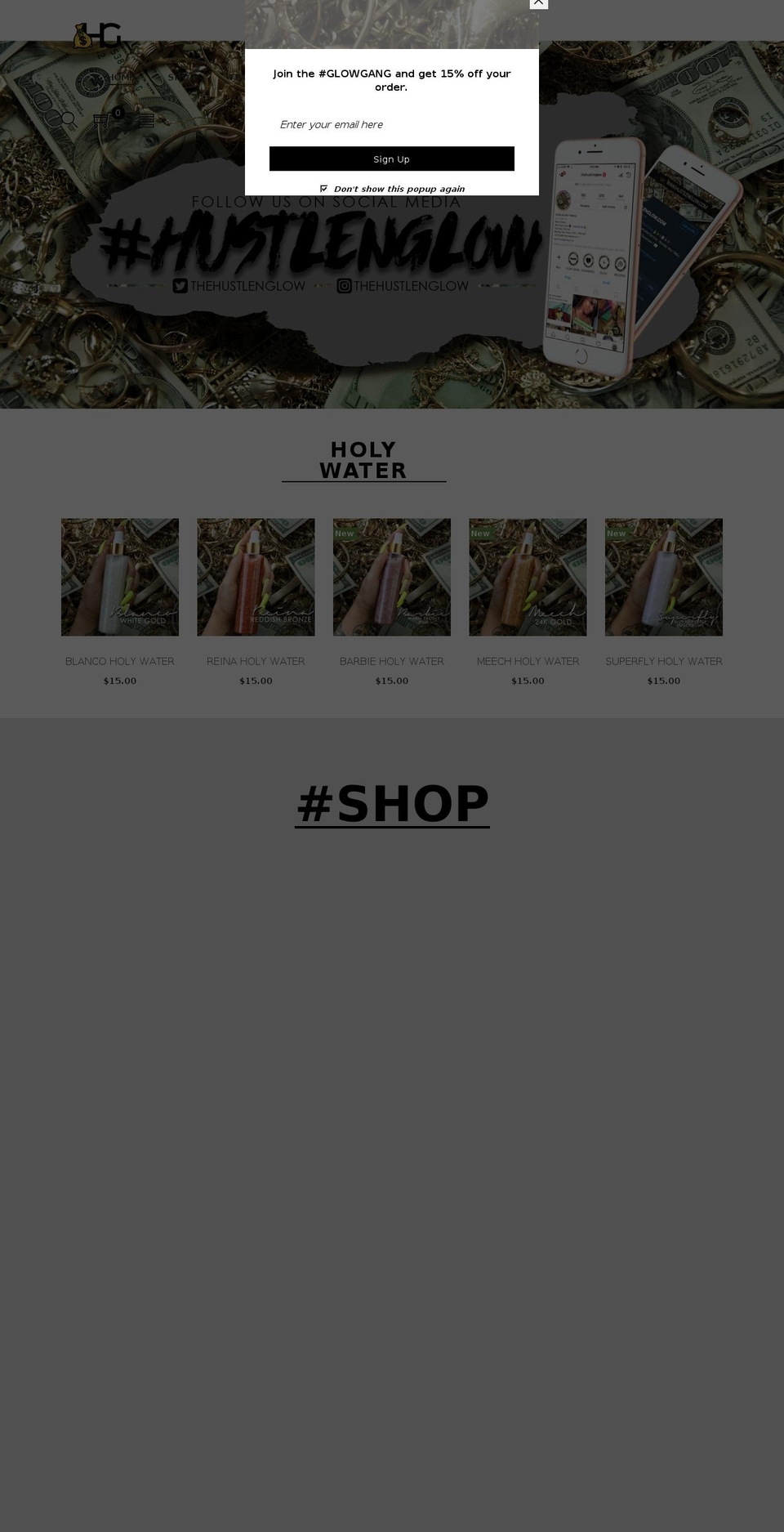 april-5-r14 Shopify theme site example hustlenglow.com