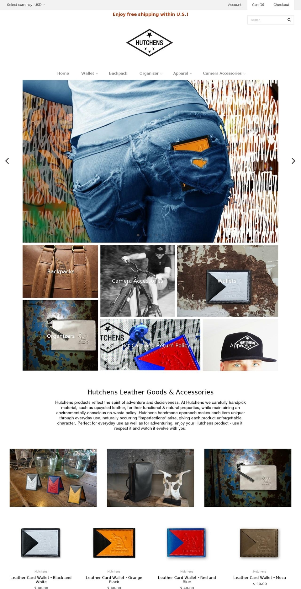 hutch312.com — Shopify storefront screenshot
