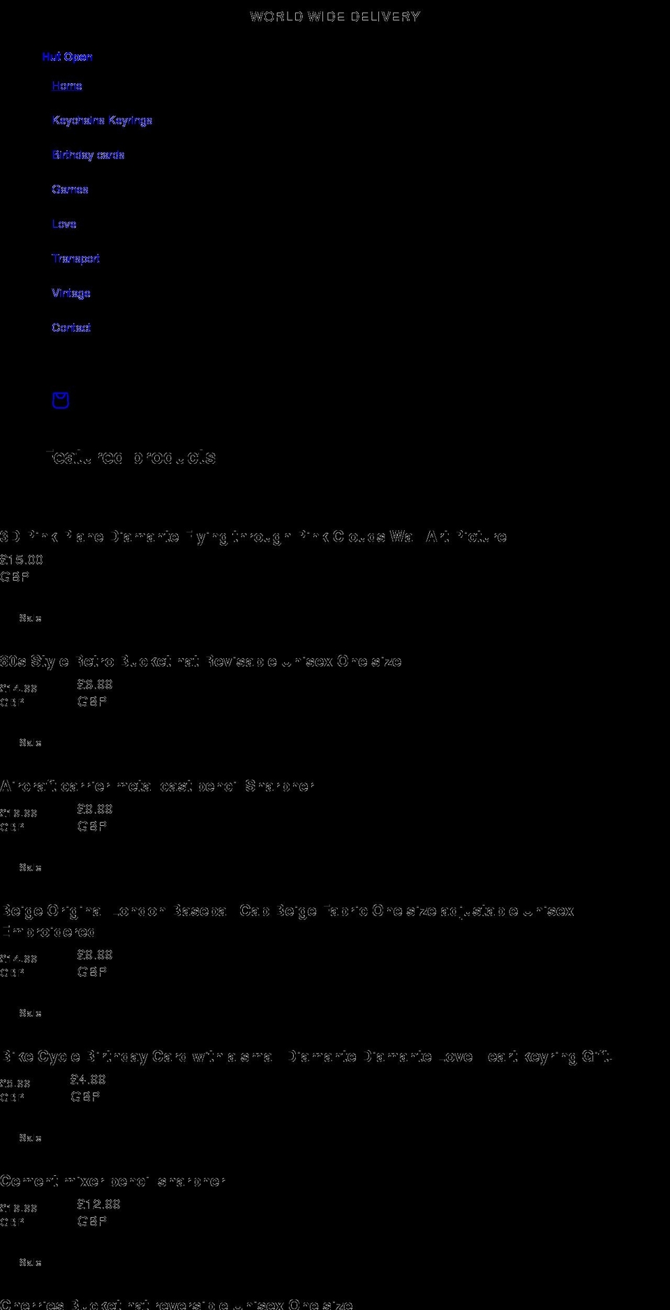 hutopen.com shopify website screenshot