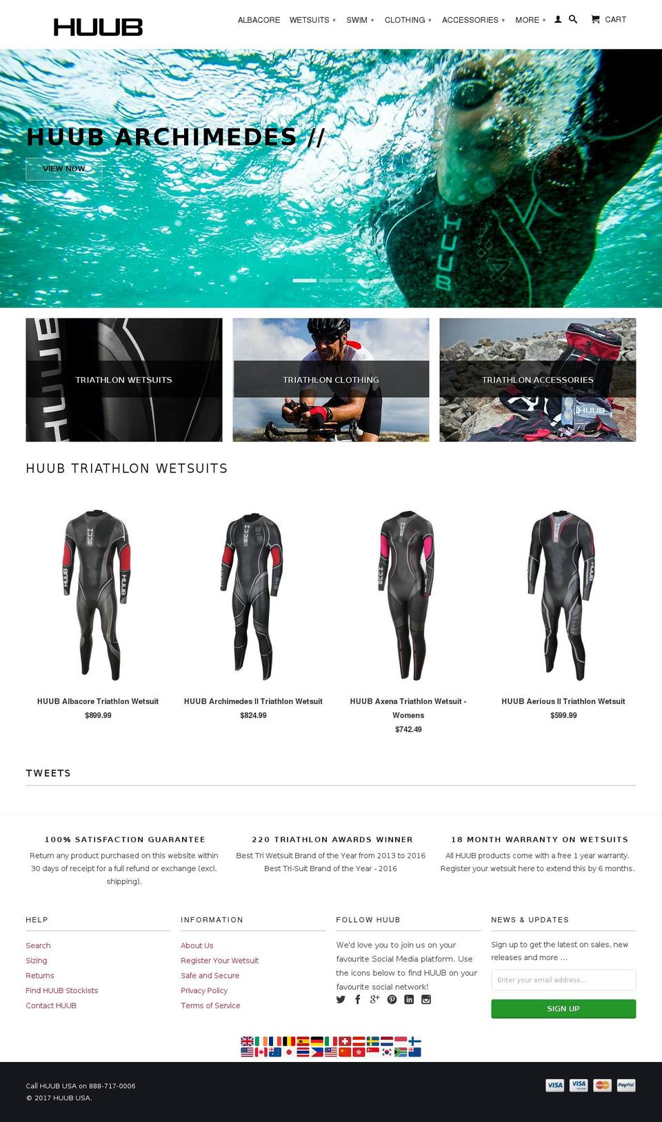 huubusa.com shopify website screenshot