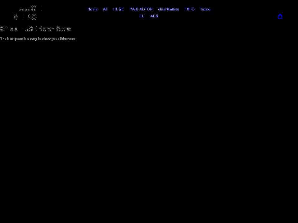 huuge.shop shopify website screenshot
