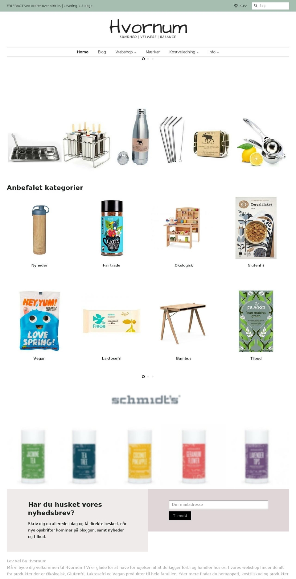 hvornum.com — Shopify storefront screenshot